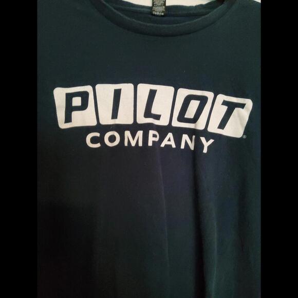 District Concert Tee Pilot Company Navy Blue Men's T-Shirt M - Picture 2 of 5